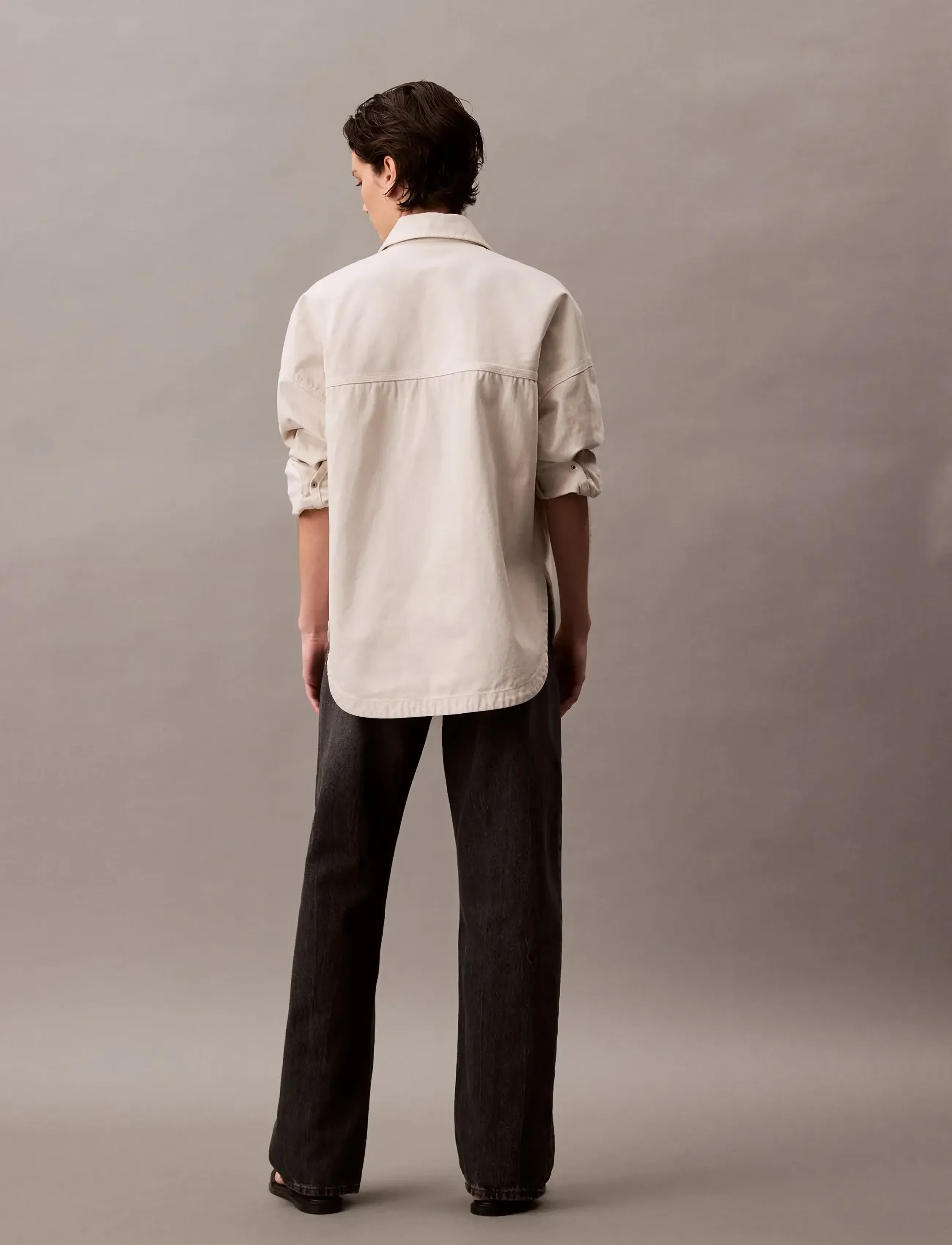 Calvin Klein Jeans - SIGNATURE 90s STRAIGHT BLACK FOG - straight jeans - black fog - 4