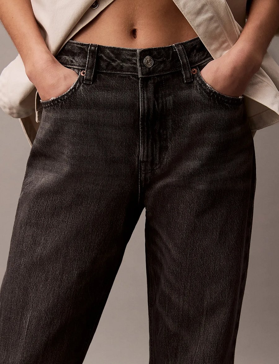 Calvin Klein Jeans - SIGNATURE 90s STRAIGHT BLACK FOG - straight jeans - black fog - 5