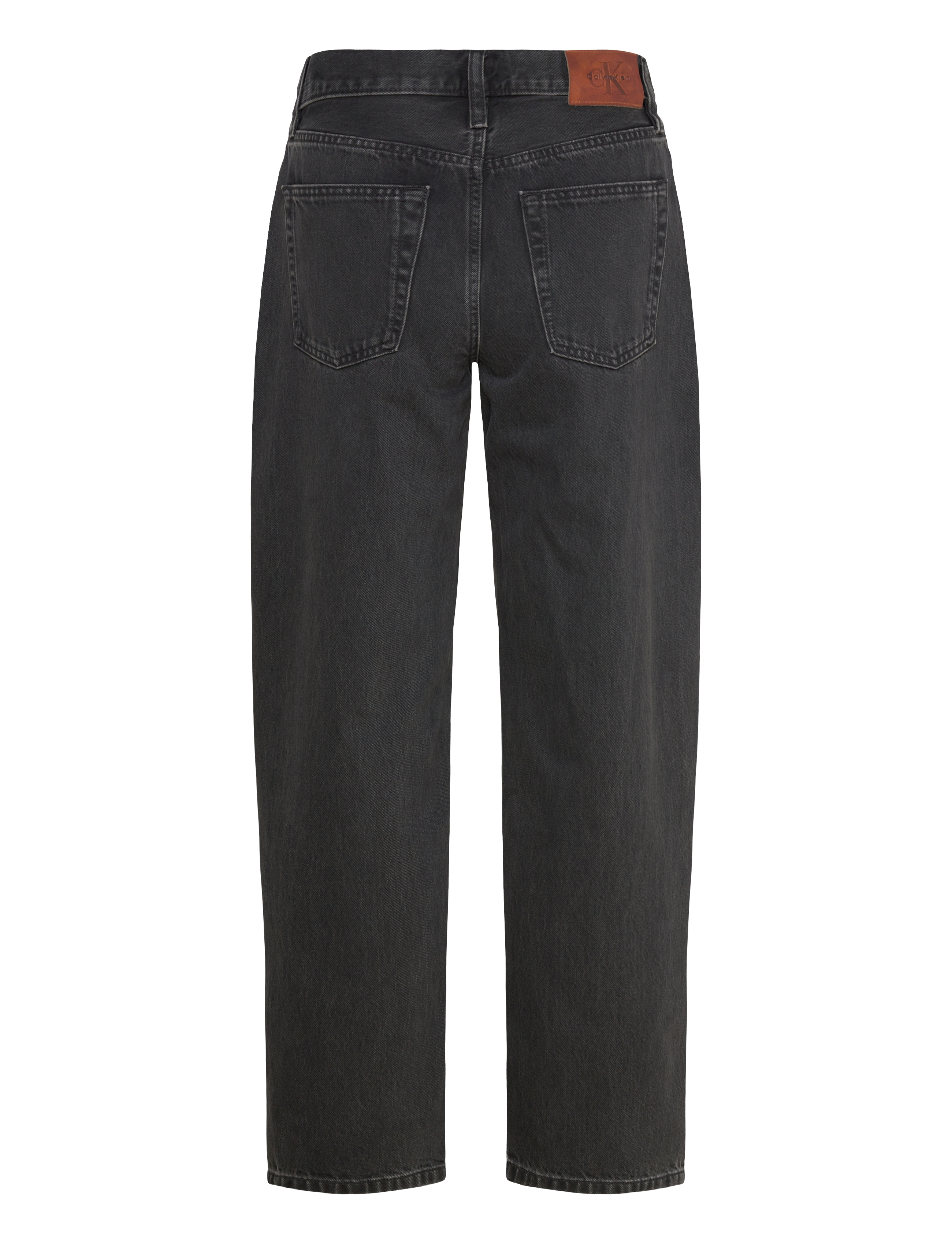 Calvin Klein Jeans - 90S LOOSE CK ESSENTIAL BLACK - hosen mit weitem bein - ck essential black - 2