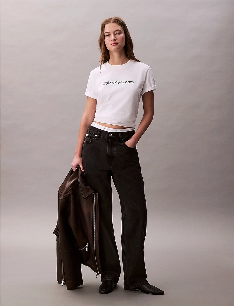 Calvin Klein Jeans - 90S LOOSE CK ESSENTIAL BLACK - laia säärega teksad - ck essential black - 0