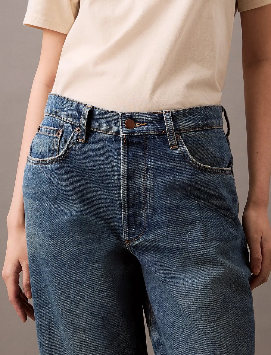 Calvin Klein Jeans - 90S LOOSE VINTAGE RIVER DESTROYE - wide leg jeans - vintage river destroyed - 4