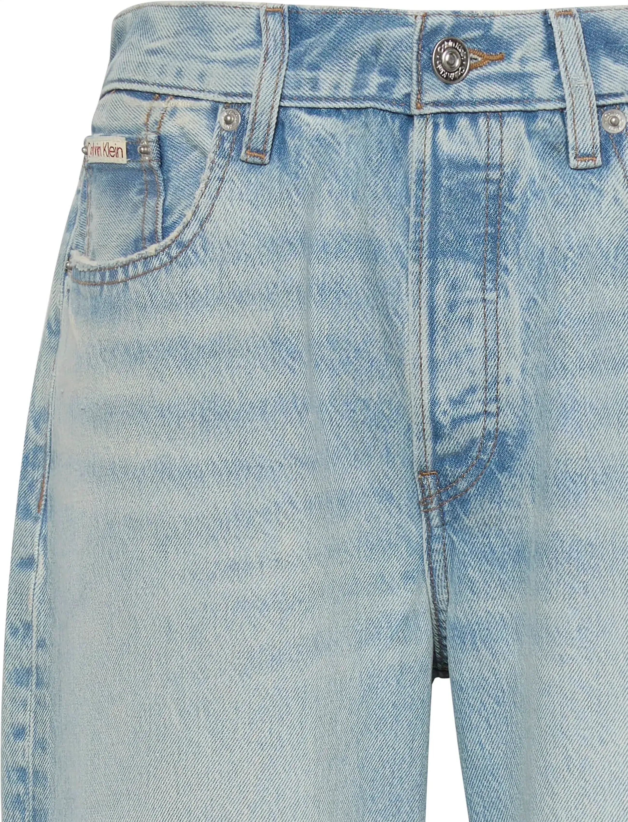 Calvin Klein Jeans - 90S LOOSE INDIGO SOUND - hosen mit weitem bein - indigo sound - 3