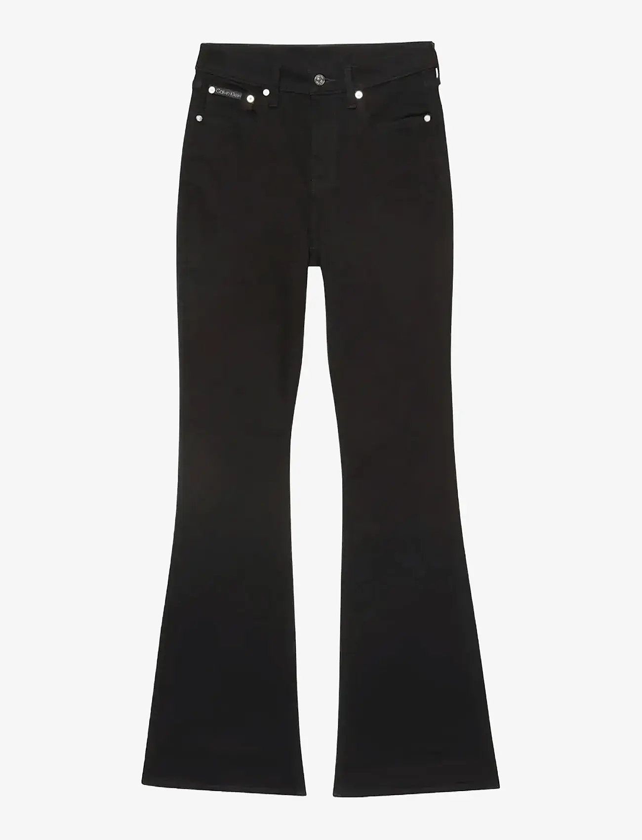 Calvin Klein Jeans - HIGH RISE FLARE CK CLASSIC BLACK - džinsi ar zvanveida galiem - ck classic black - 1