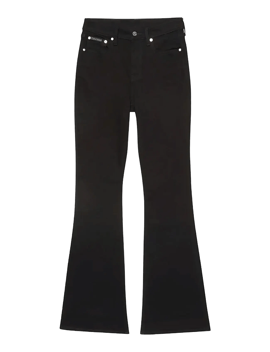 Calvin Klein Jeans - HIGH RISE FLARE CK CLASSIC BLACK - utsvängda jeans - ck classic black - 1