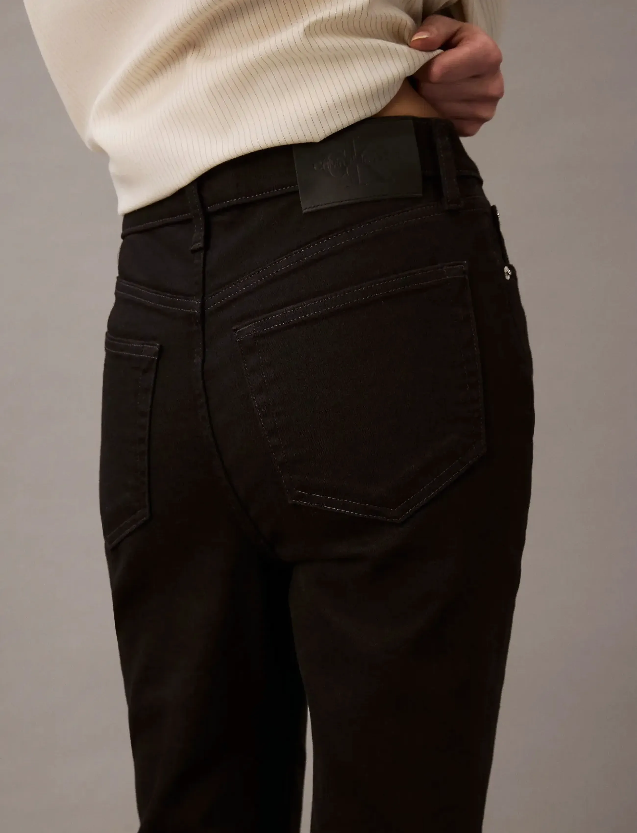 Calvin Klein Jeans - HIGH RISE FLARE CK CLASSIC BLACK - flared jeans - ck classic black - 2