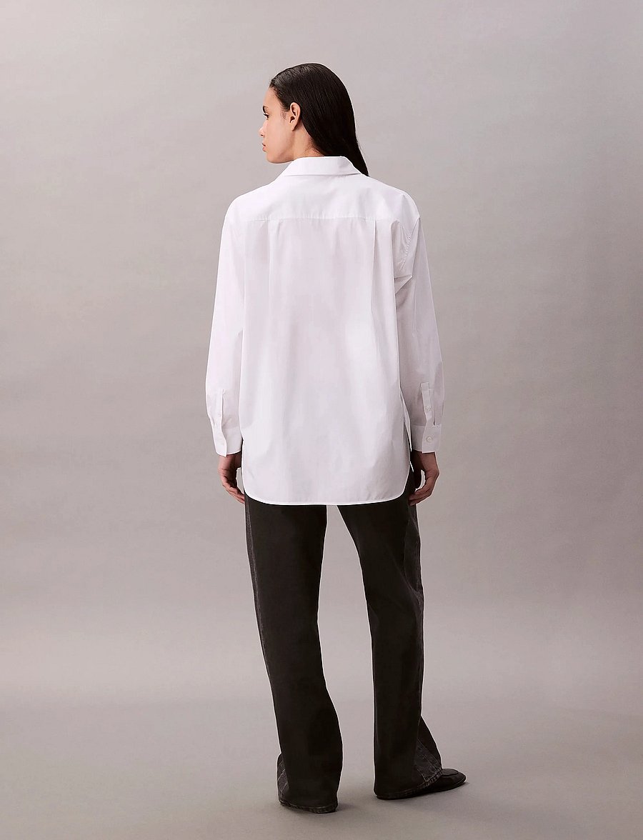 Calvin Klein Jeans - POPLIN RELAXED SHIRT - chemises à manches longues - brilliant white - 5