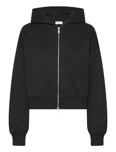 French Terry Woven Label Fz Hood - HæTtetrøJer