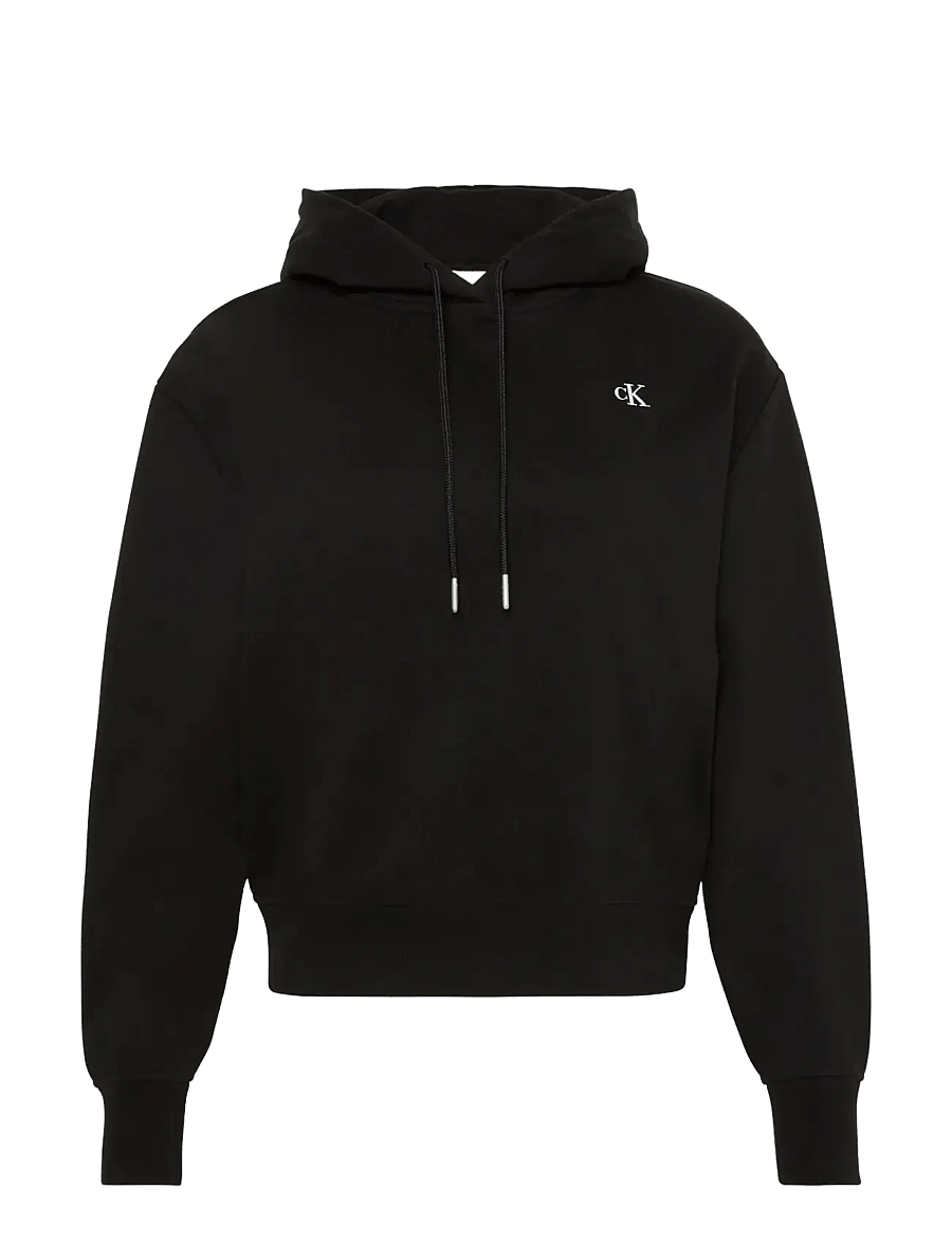 Calvin Klein Jeans - LS FRENCH TERRY PO HOODIE - hættetrøjer - black - 1