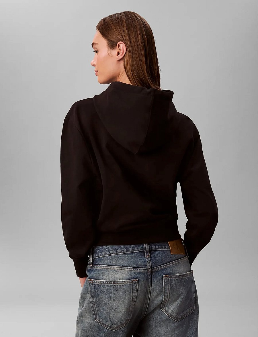 Calvin Klein Jeans - LS FRENCH TERRY PO HOODIE - hættetrøjer - black - 2