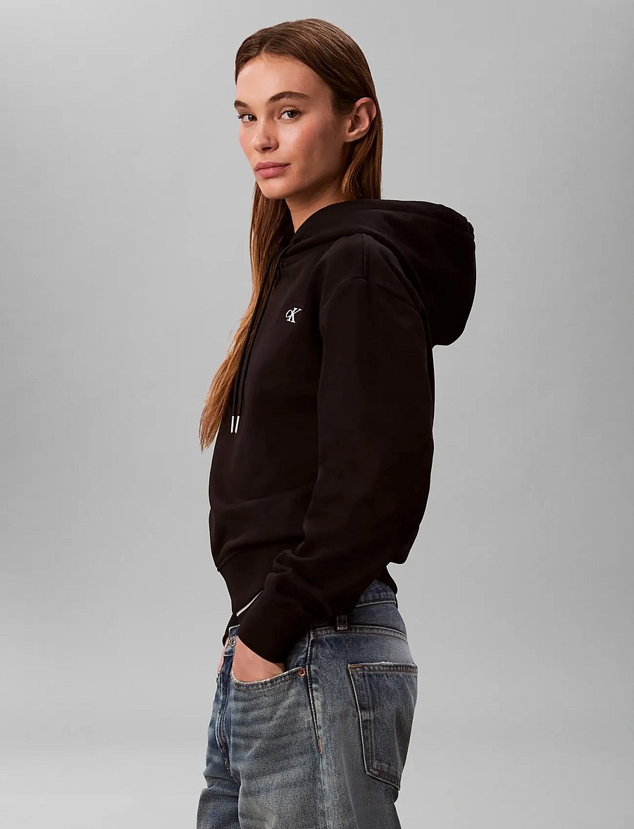 Calvin Klein Jeans - LS FRENCH TERRY PO HOODIE - hættetrøjer - black - 5