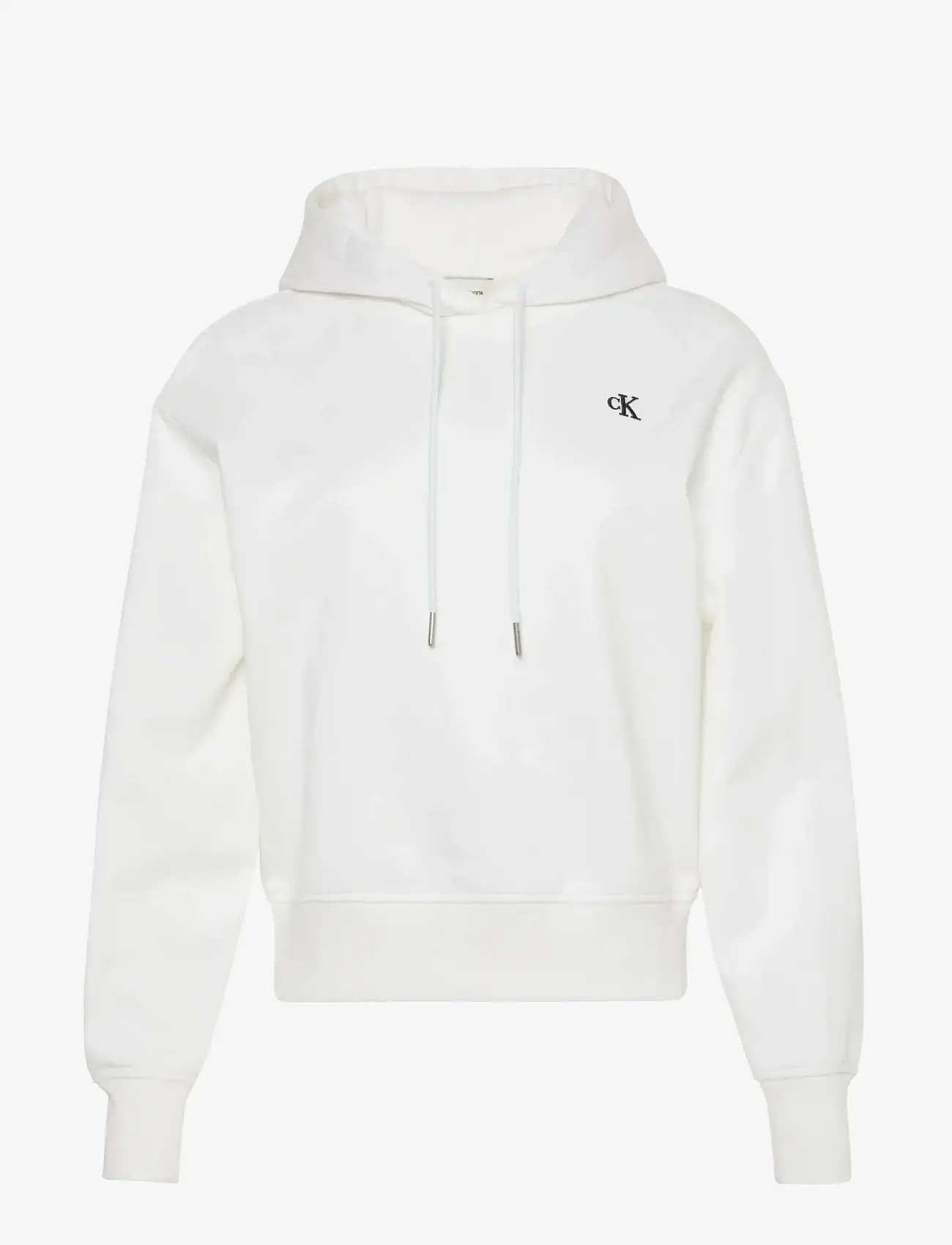 Calvin Klein Jeans - LS RLXD MONO FR TERRY PO HOOD - hoodies - bright white - 1