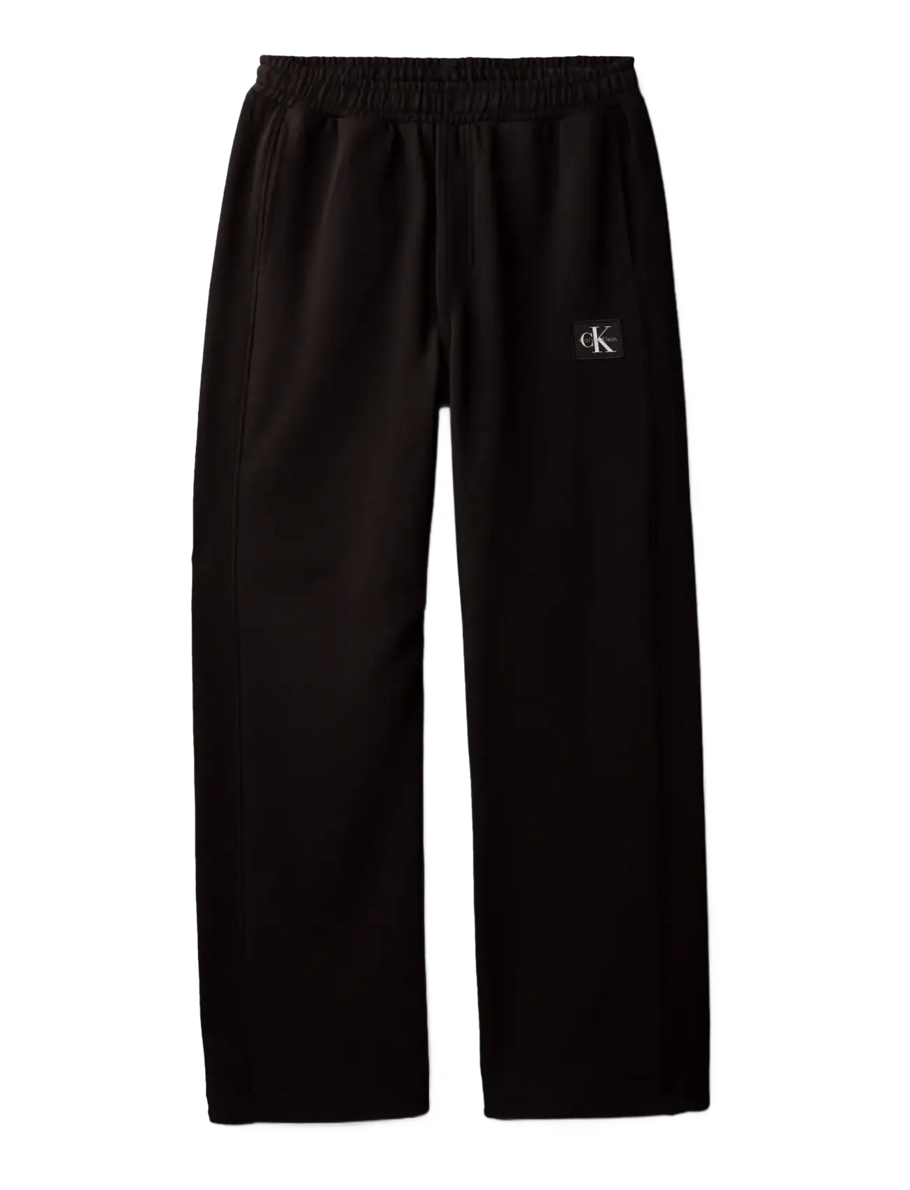 Calvin Klein Jeans - FRENCH TERRY WOVEN LABEL JOGGER - joggers - black - 1