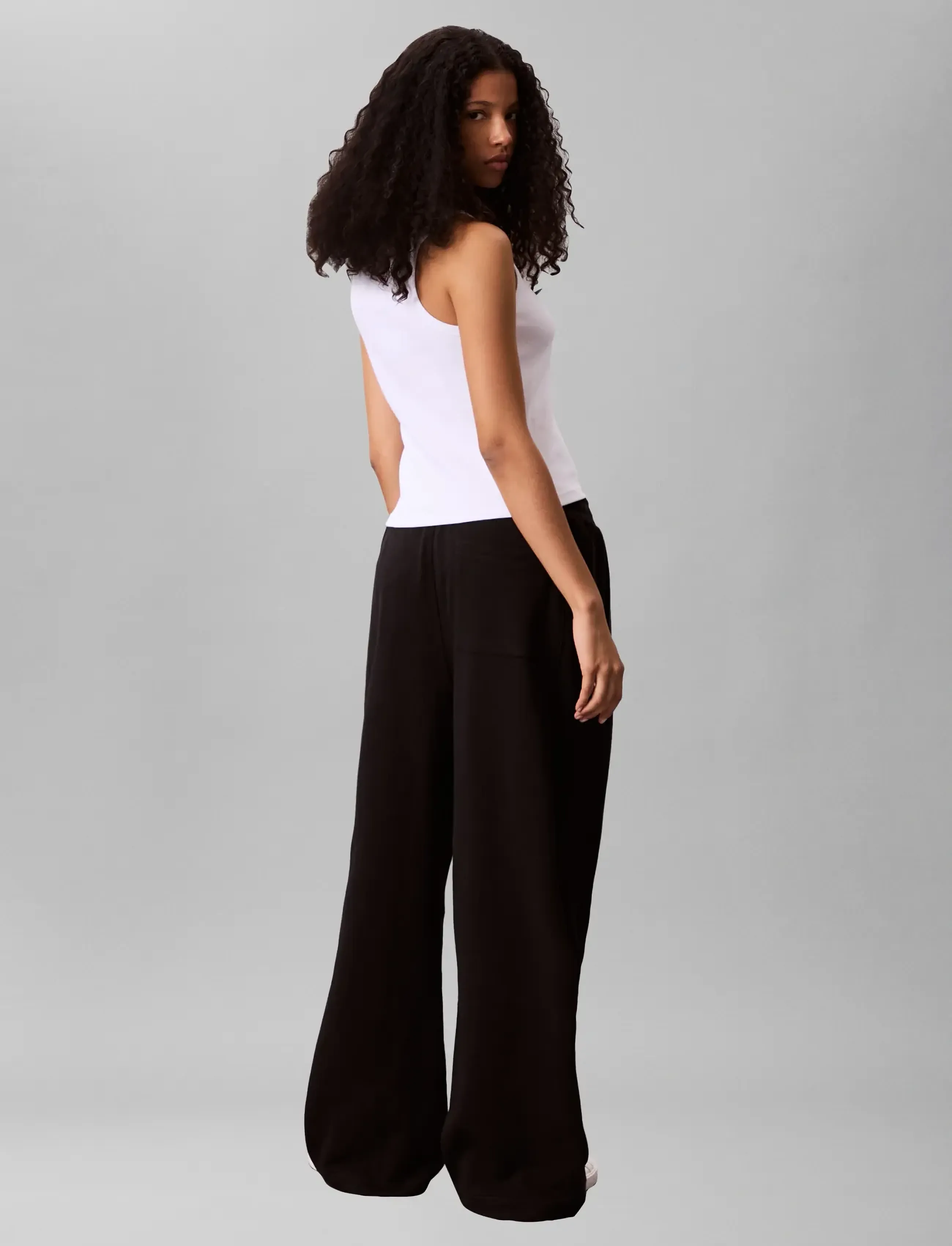 French Terry Woven Label Jogger 2