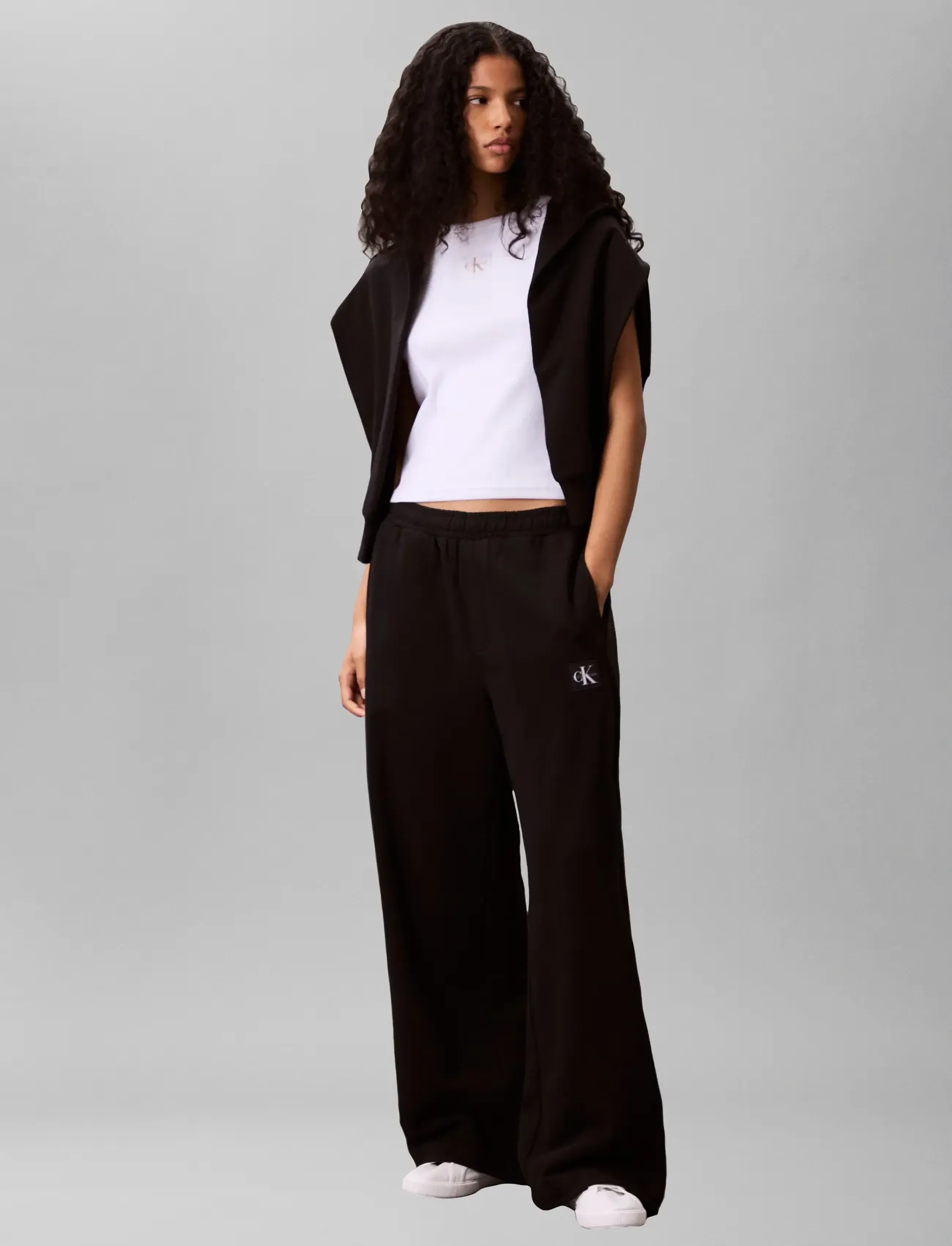 French Terry Woven Label Jogger 4