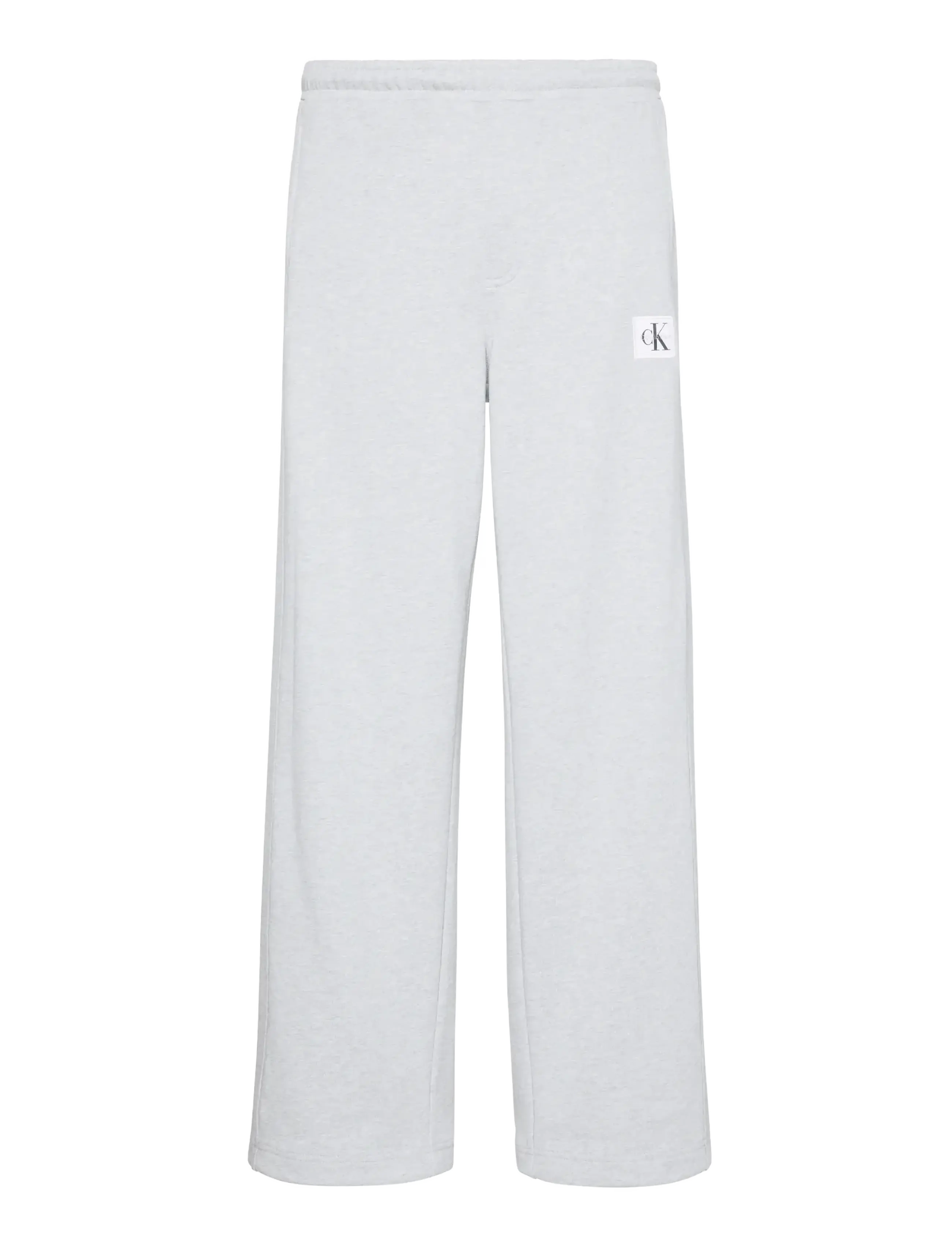 Calvin Klein Jeans FRENCH TERRY WOVEN LABEL JOGGER - Hosen - HEROIC GREY HEATHER / grey