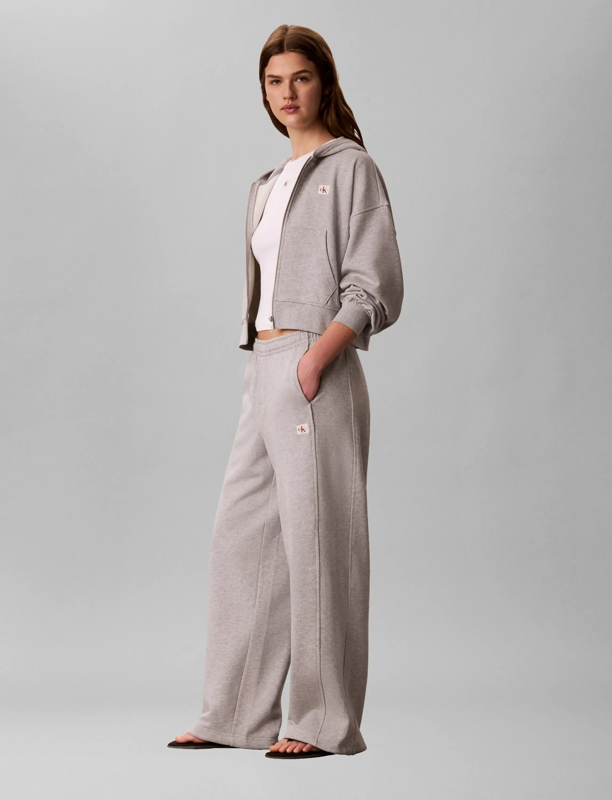 French Terry Woven Label Jogger 4