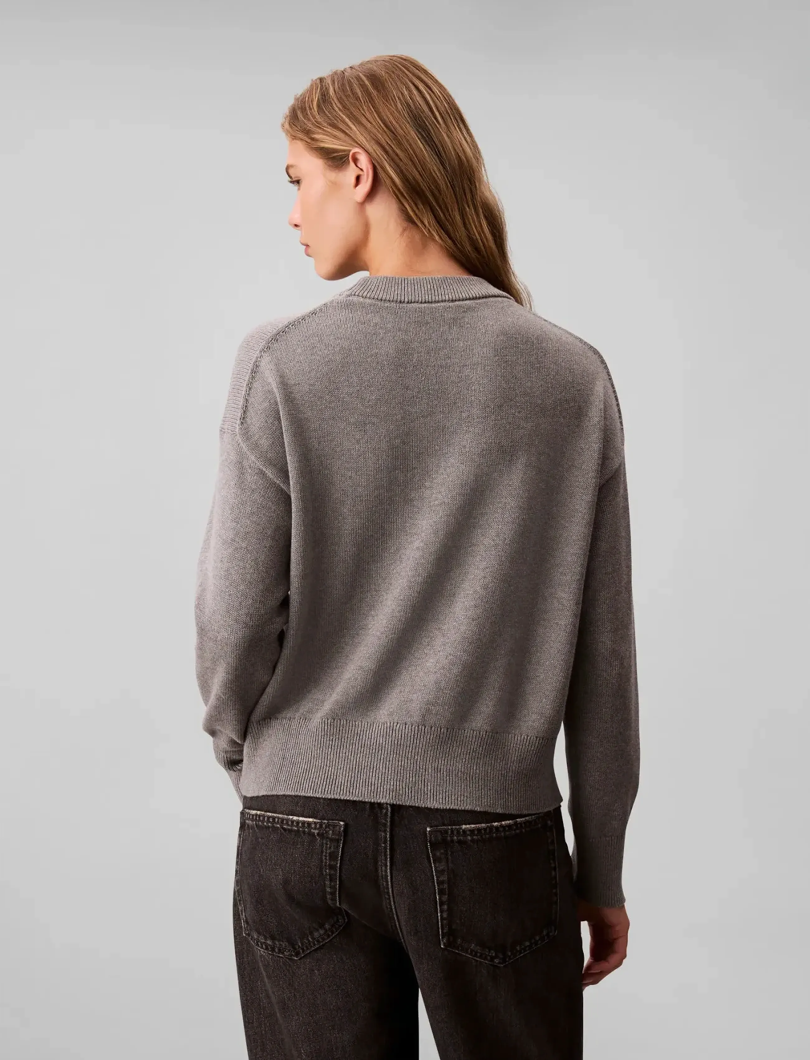 Calvin Klein Jeans Cotton Graphic Pullover sweatshirts dam – bild 5