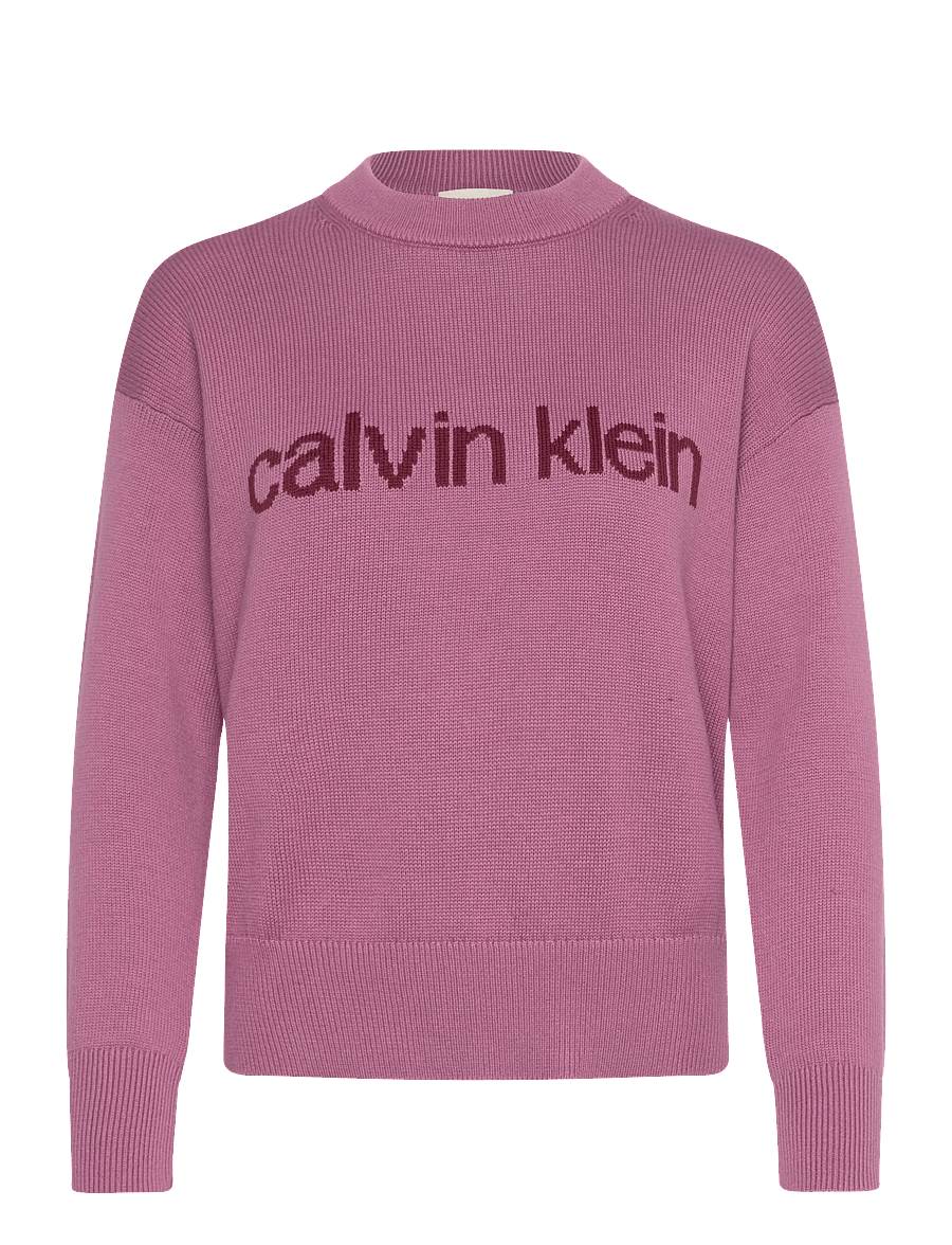 Calvin Klein Jeans - Cotton Graphic Pullover - pullover - bordeaux - 1