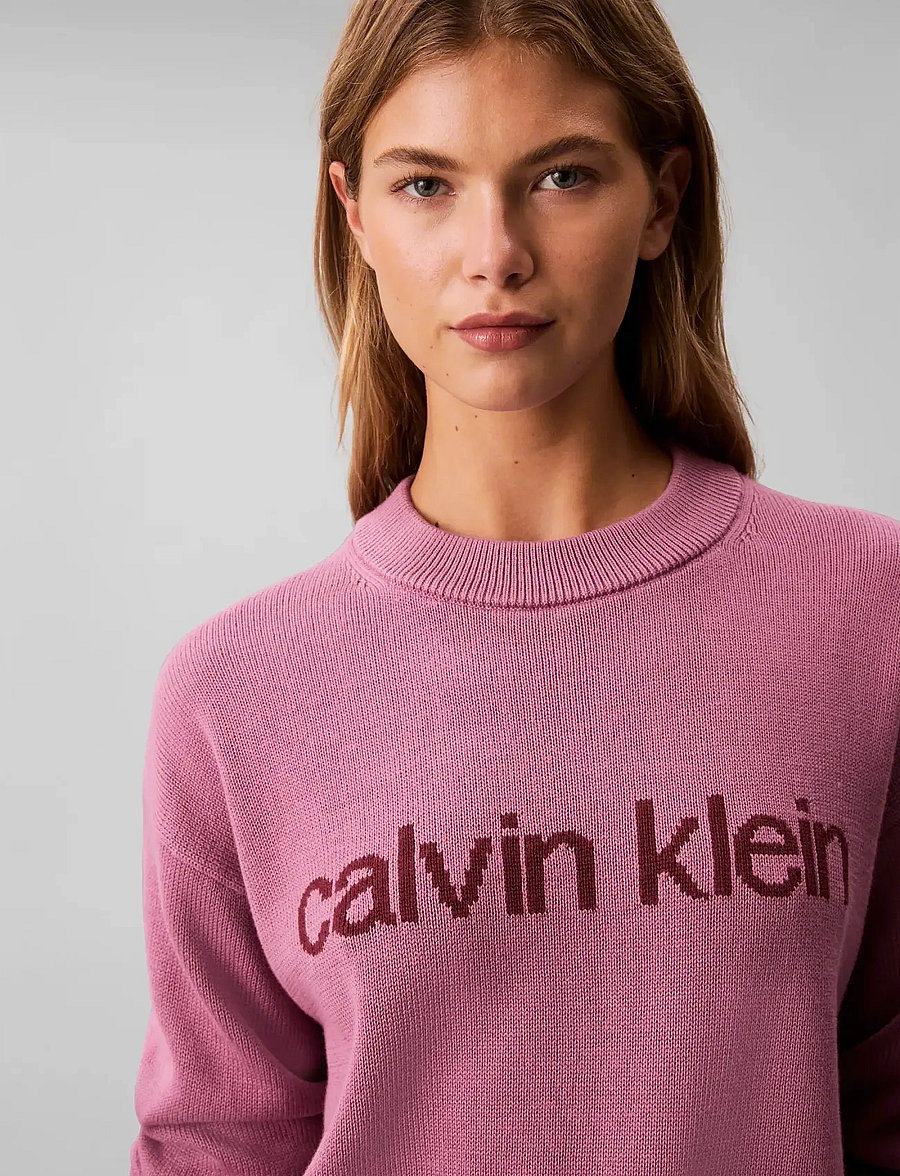 Calvin Klein Jeans - Cotton Graphic Pullover - pullover - bordeaux - 3