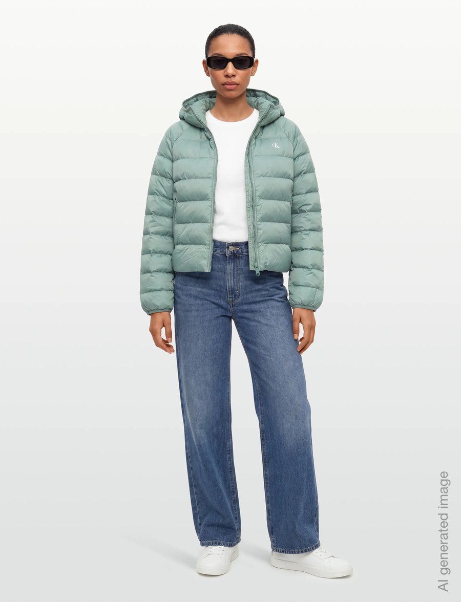 Calvin Klein Jeans - LIGHTWEIGHT QUILTED JACKET PACKA - frühlingsjacken - autumn green - 0