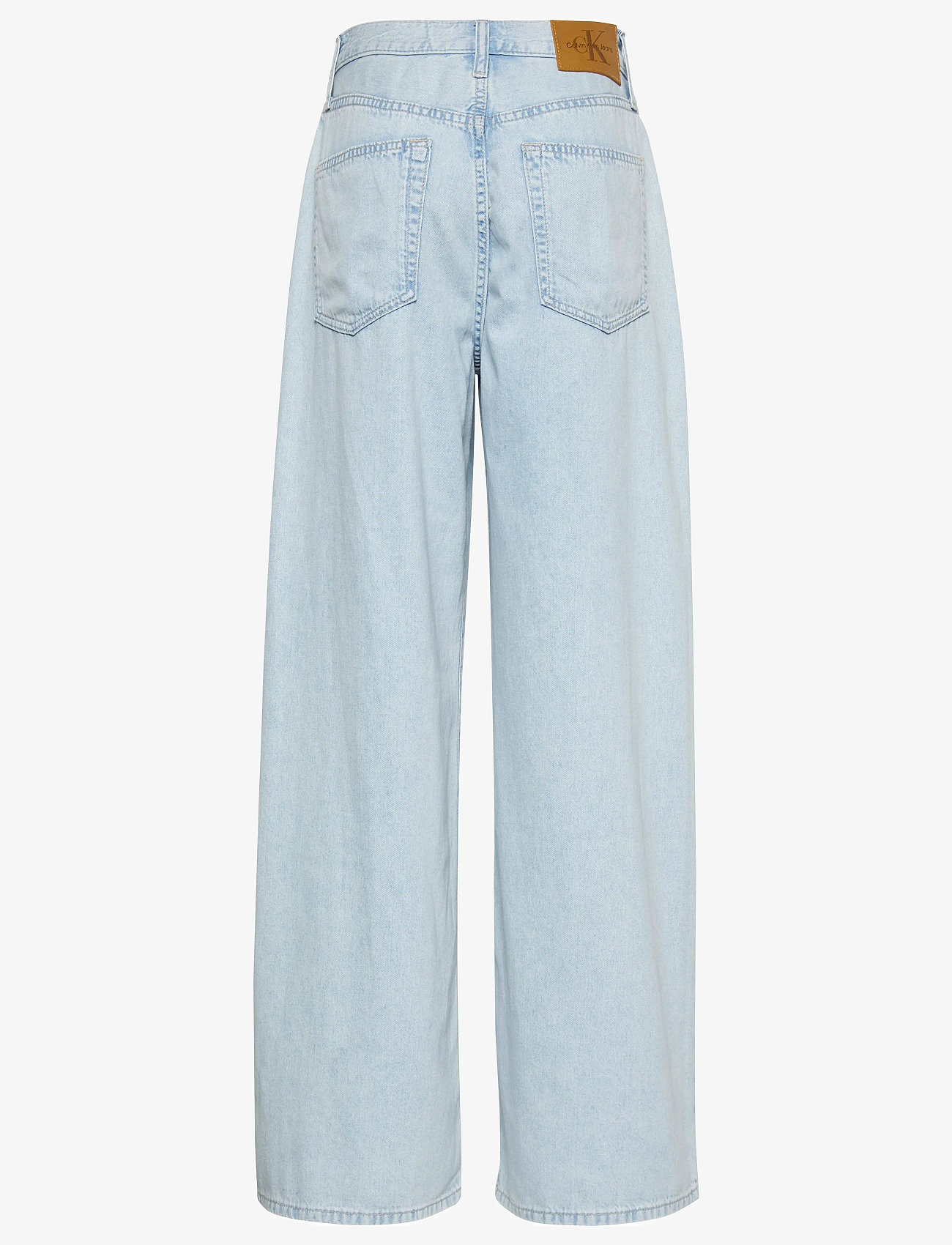 Calvin Klein Jeans - THE WIDE LEG LINEN AARON INDIGO - brede jeans - aaron indigo - 2