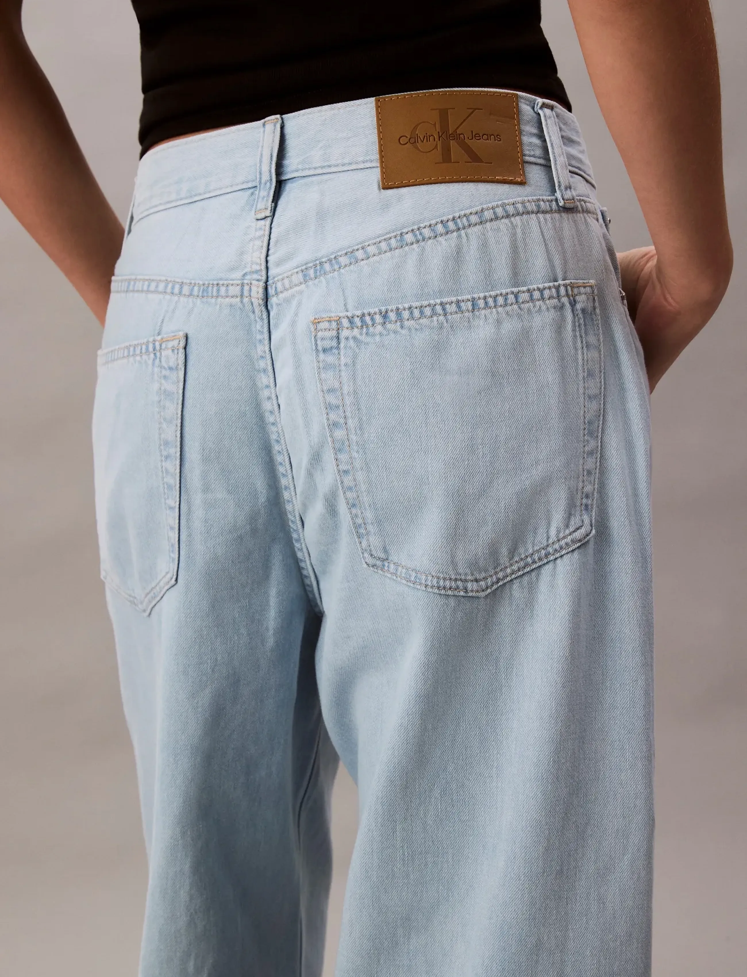 Calvin Klein Jeans The Wide Leg Linen Aaron Indigo vida jeans dam – bild 4