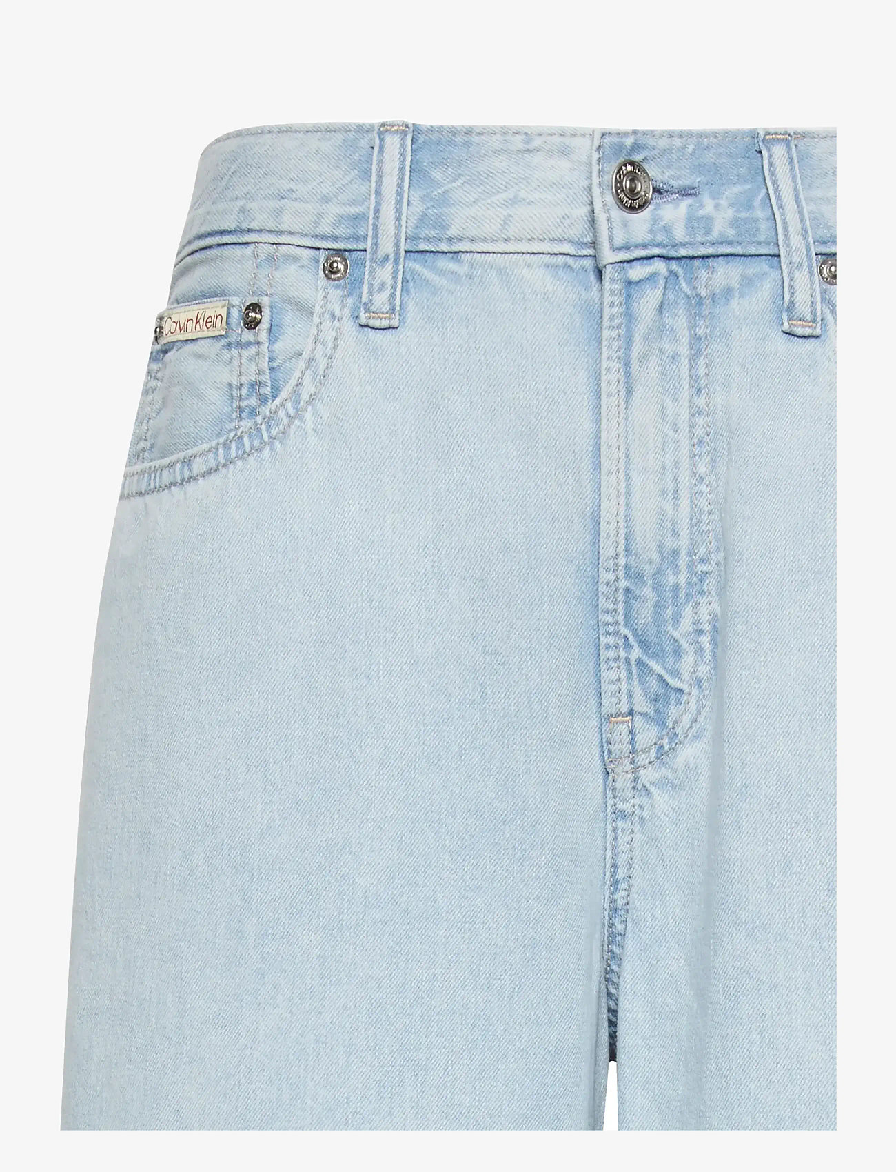 Calvin Klein Jeans - THE WIDE LEG LINEN AARON INDIGO - brede jeans - aaron indigo - 3