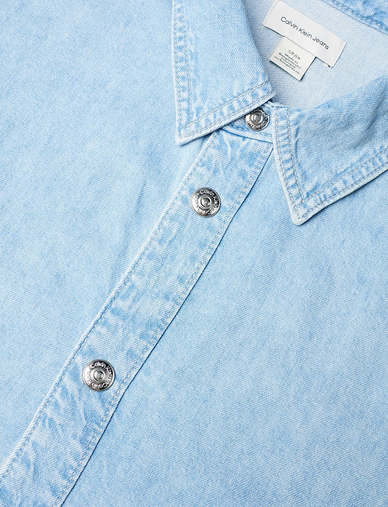 Calvin Klein Jeans - RELAXED LINEN DENIM SHIRT AARON - jeansskjortor - aaron indigo - 2