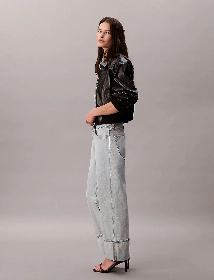 Calvin Klein Jeans - RELAXED CROP CUFF HAZY SUNSET - laia säärega teksad - hazy sunset - 2