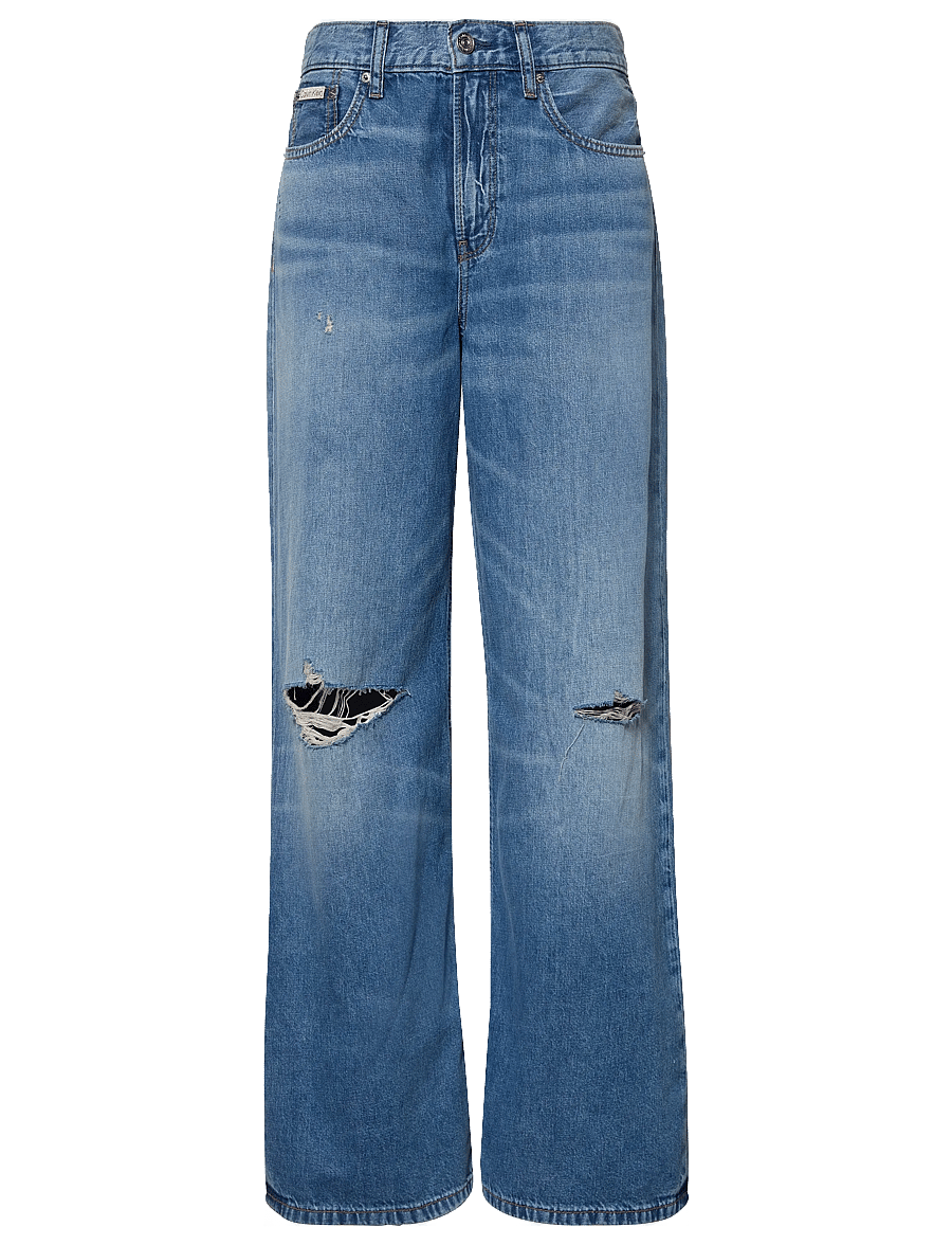 Calvin Klein Jeans - THE WIDE LEG LINEN DAYTONA - wide leg jeans - daytona - 1