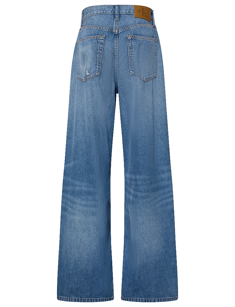 Calvin Klein Jeans - THE WIDE LEG LINEN DAYTONA - hosen mit weitem bein - daytona - 2