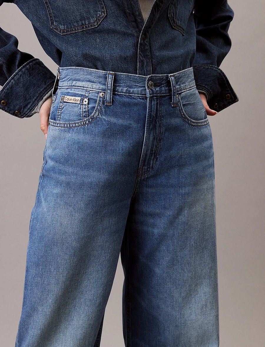 Calvin Klein Jeans - THE WIDE LEG LINEN DAYTONA - wide leg jeans - daytona - 4
