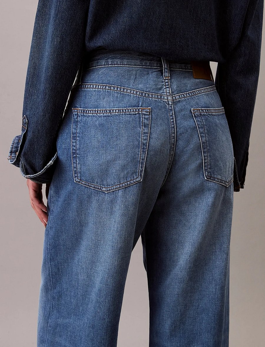 Calvin Klein Jeans - THE WIDE LEG LINEN DAYTONA - wide leg jeans - daytona - 5
