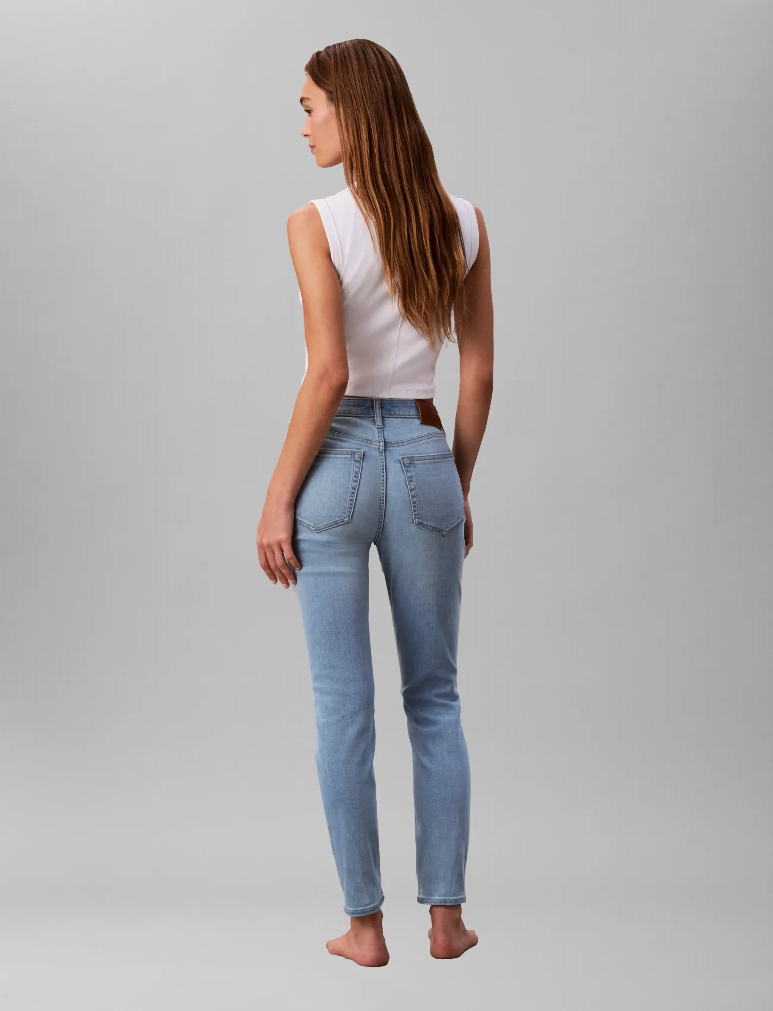 Calvin Klein Jeans - MID RISE SKINNY LIGHT CAPE - pillifarkut - light cape - 3
