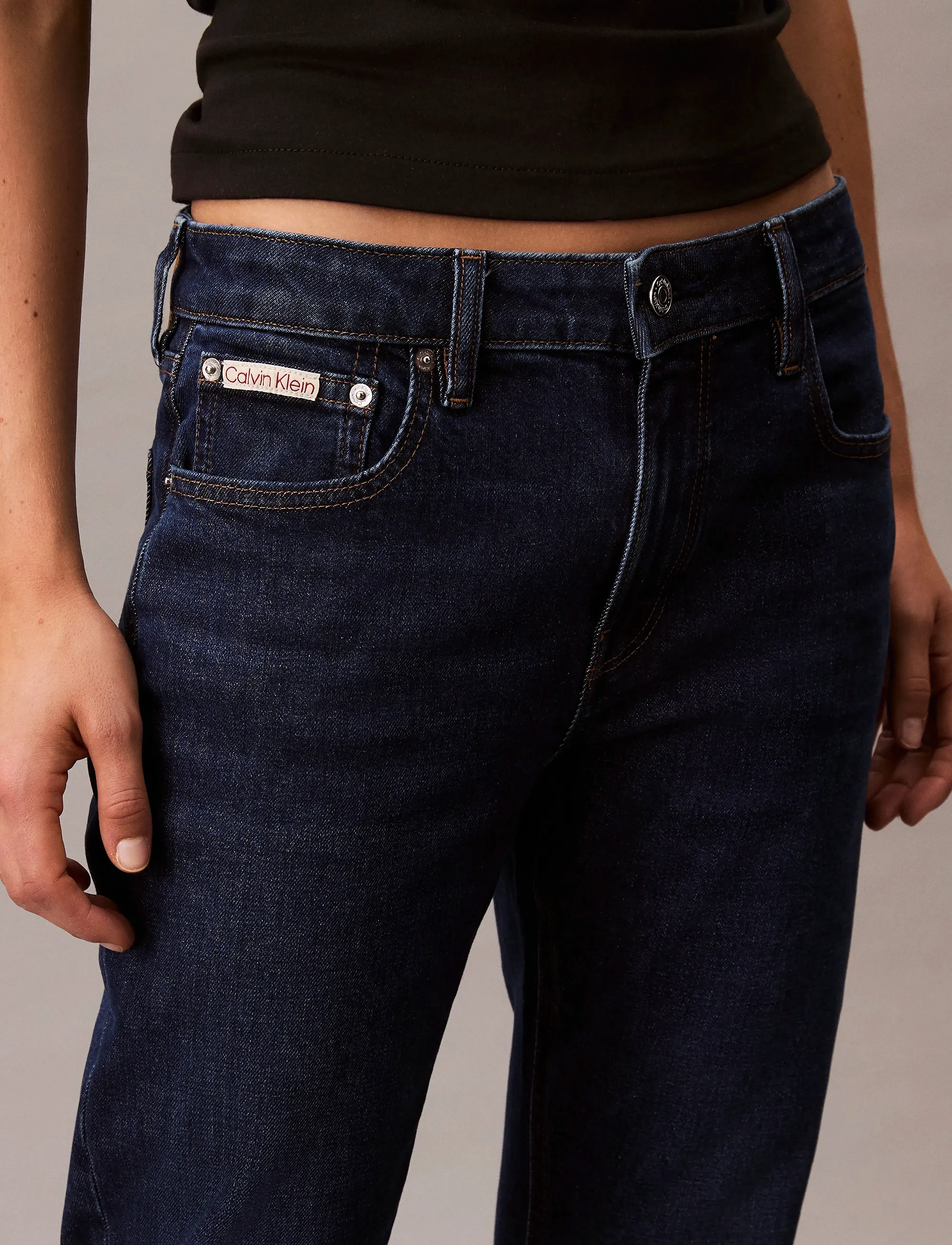 Calvin Klein Jeans - MID RISE SLIM BLUE ORBIT - slim jeans - blue orbit - 4