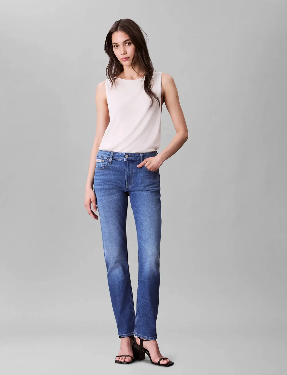 Calvin Klein Jeans - MID RISE SLIM INDIGO CHANNEL - slim fit jeans - indigo channel - 2