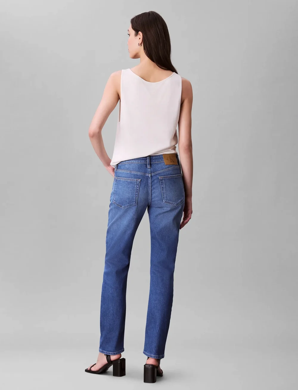 Calvin Klein Jeans - MID RISE SLIM INDIGO CHANNEL - slim fit jeans - indigo channel - 3