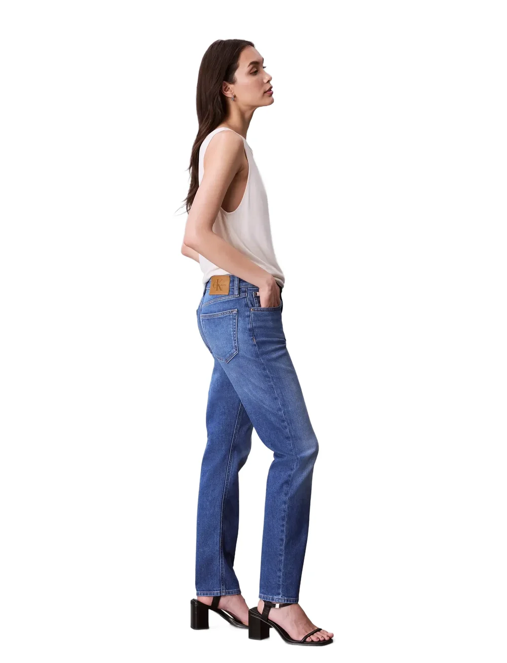 Calvin Klein Jeans - MID RISE SLIM INDIGO CHANNEL - slim fit jeans - indigo channel - 5