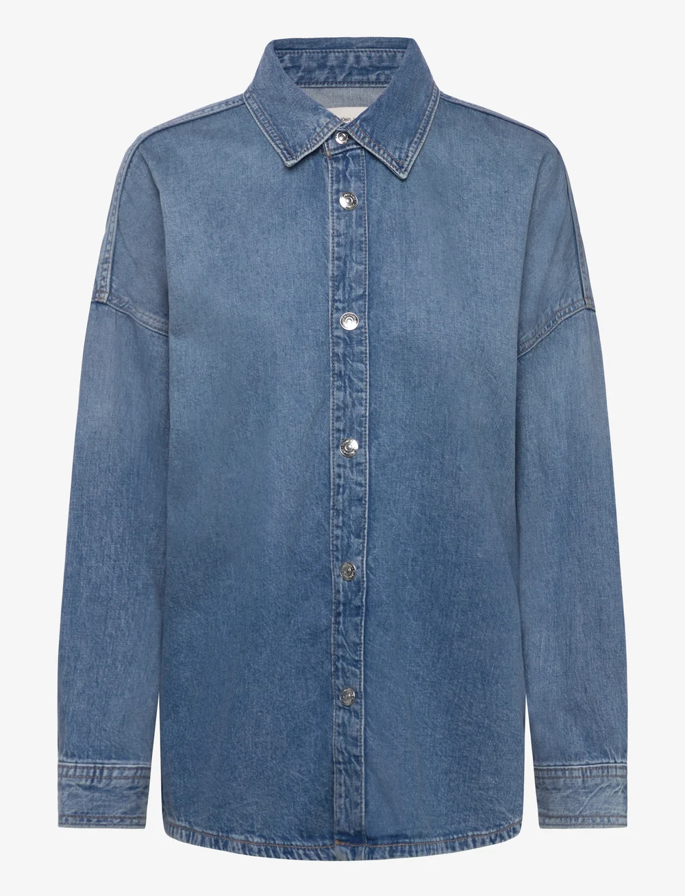 Calvin Klein Jeans - RELAXED LINEN DENIM SHIRT DAYTON - långärmade skjortor - daytona - 0