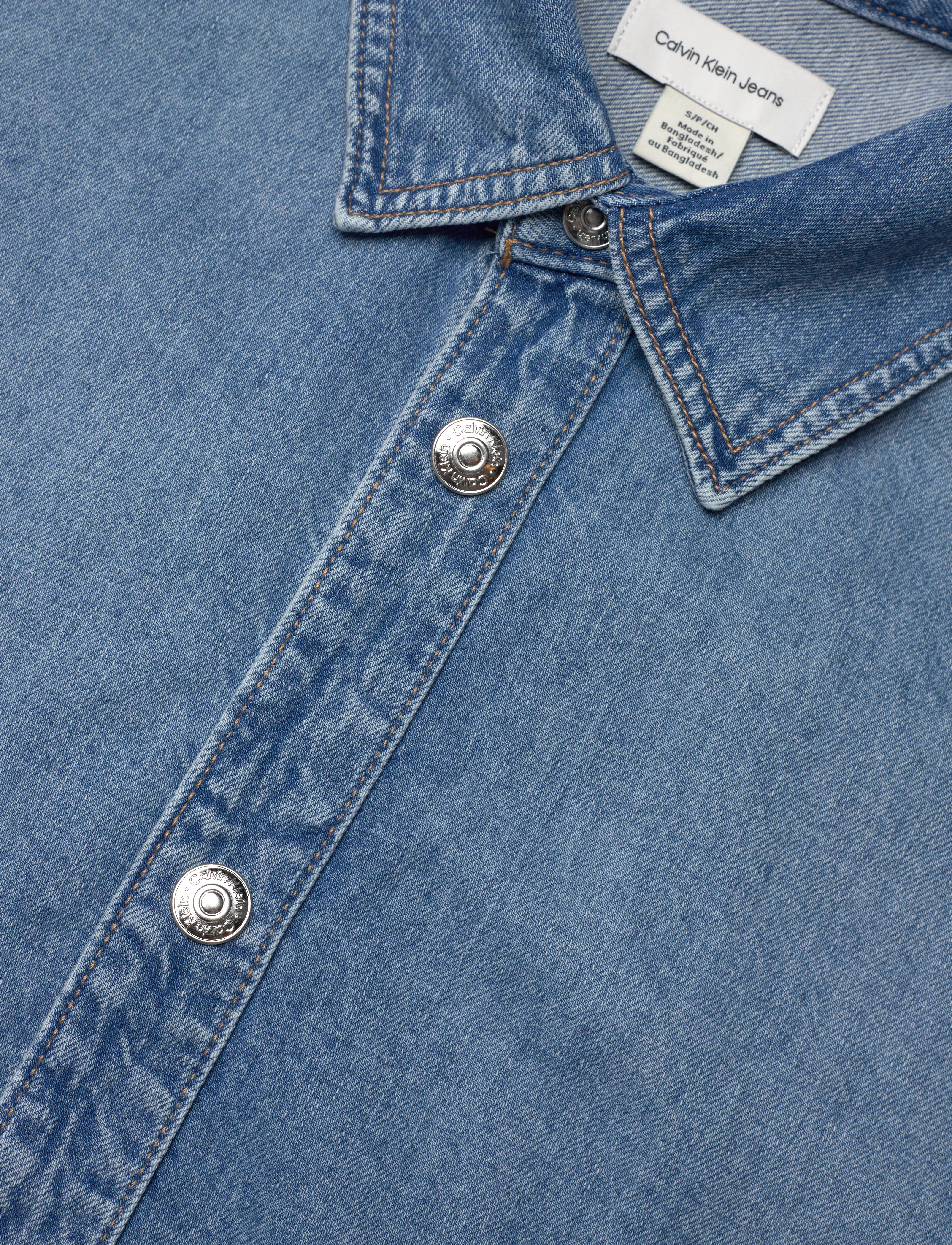 Calvin Klein Jeans - RELAXED LINEN DENIM SHIRT DAYTON - chemises à manches longues - daytona - 2