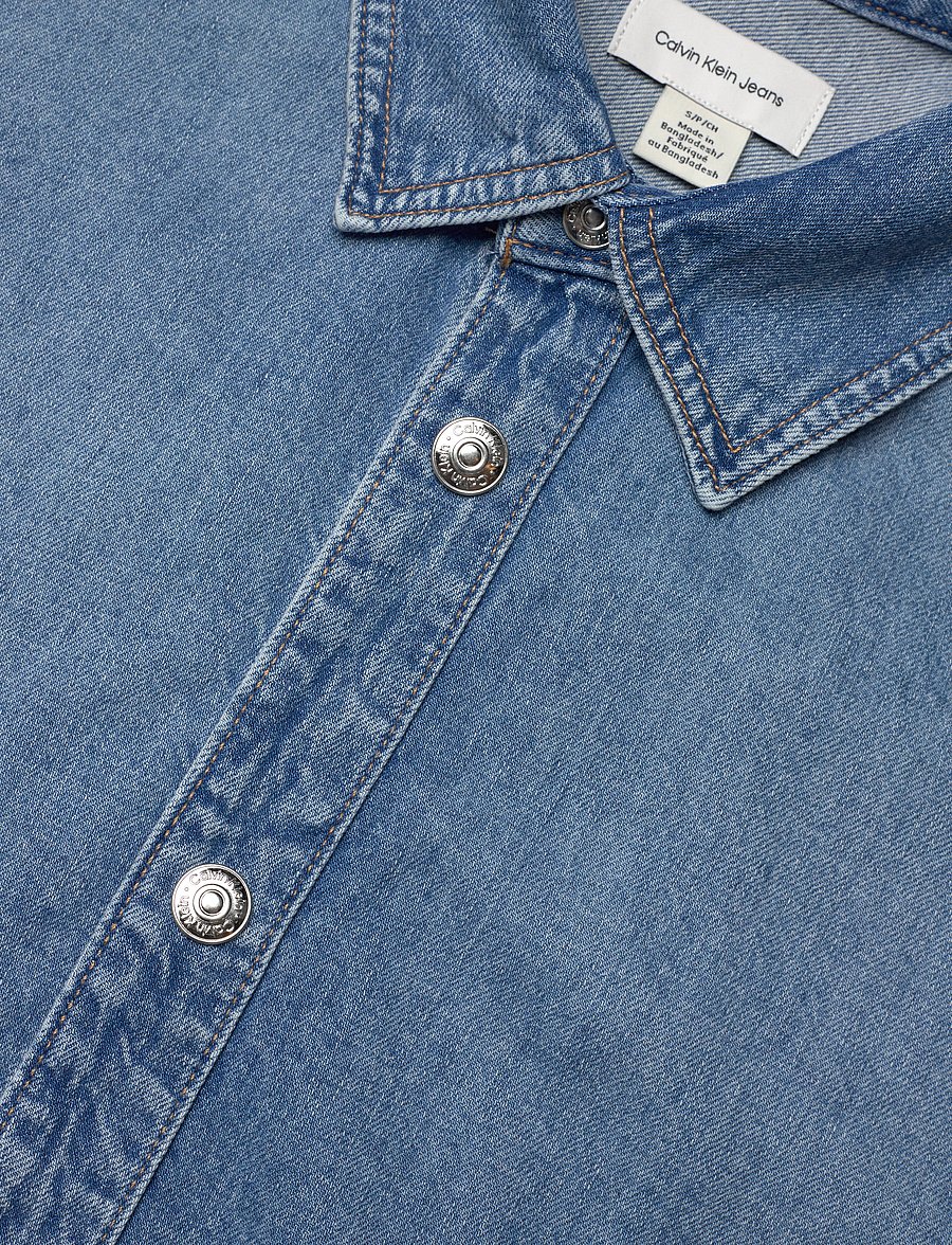 Calvin Klein Jeans - RELAXED LINEN DENIM SHIRT DAYTON - langermede skjorter - daytona - 2