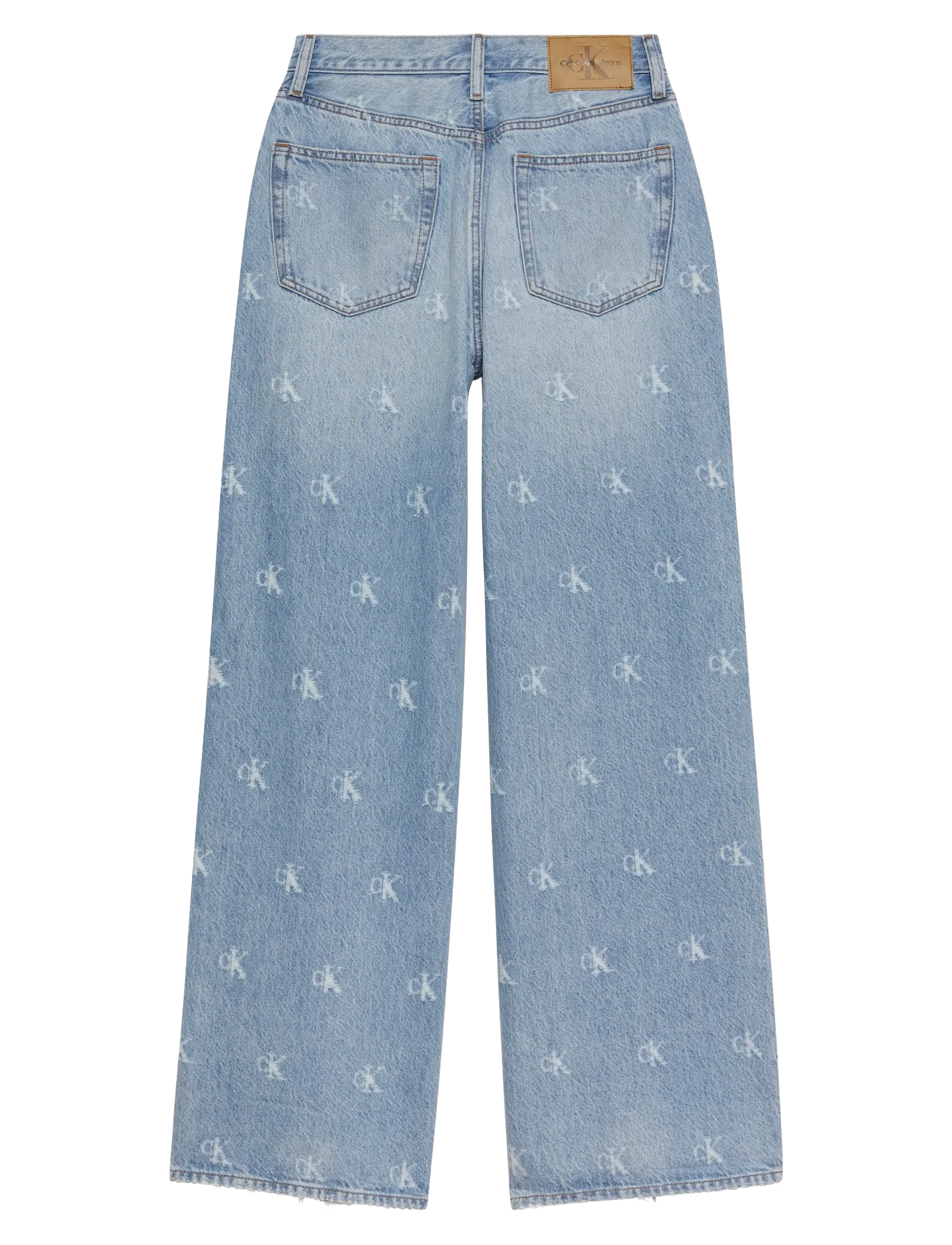 Calvin Klein Jeans - THE WIDE LEG CK DISTRESSED INDIG - wide leg jeans - ck distressed indigo - 2