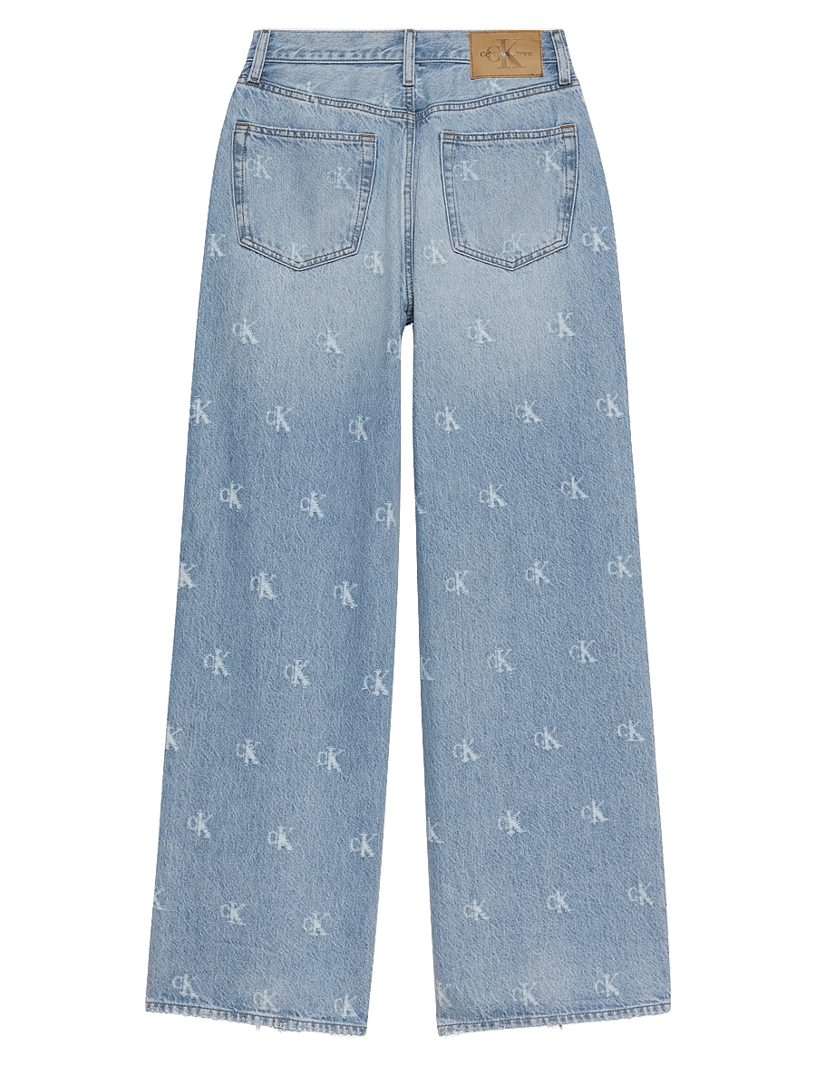 Calvin Klein Jeans - THE WIDE LEG CK DISTRESSED INDIG - wide leg jeans - ck distressed indigo - 2