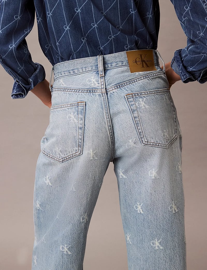 Calvin Klein Jeans - THE WIDE LEG CK DISTRESSED INDIG - vida jeans - ck distressed indigo - 5