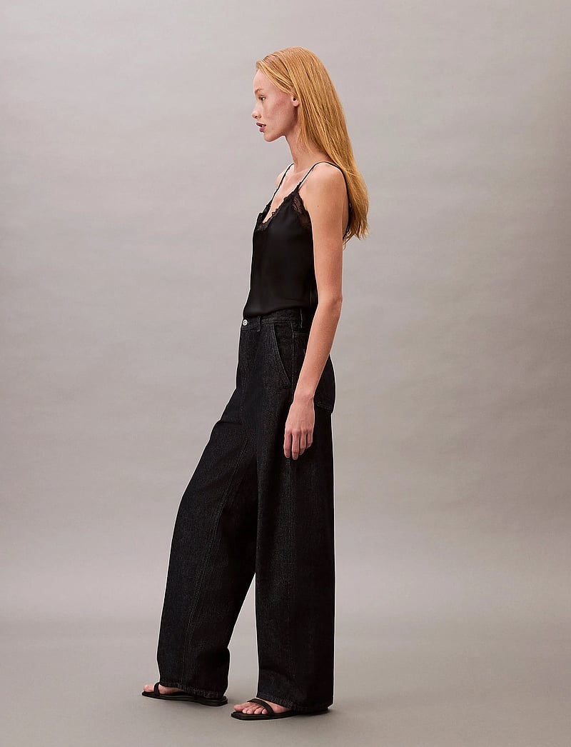 Calvin Klein Jeans - TROUSER BARREL CK RINSE - barrel jeans - ck rinse indigo - 4