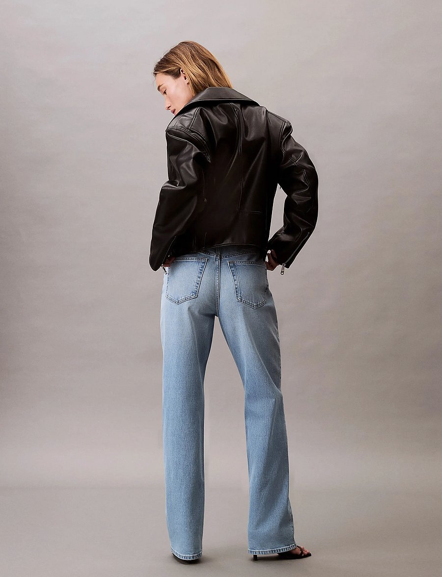 Calvin Klein Jeans - HIGH RISE STRAIGHT LT CAPE - raka jeans - light cape - 3
