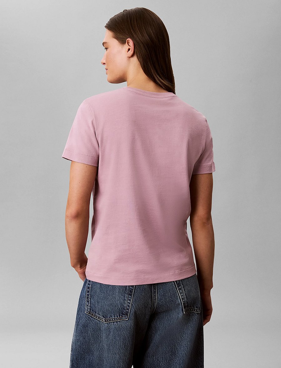 Calvin Klein Jeans - MONOLOGO CN 2 PACK TEE - t-särgid - bright white dusky orchid - 2