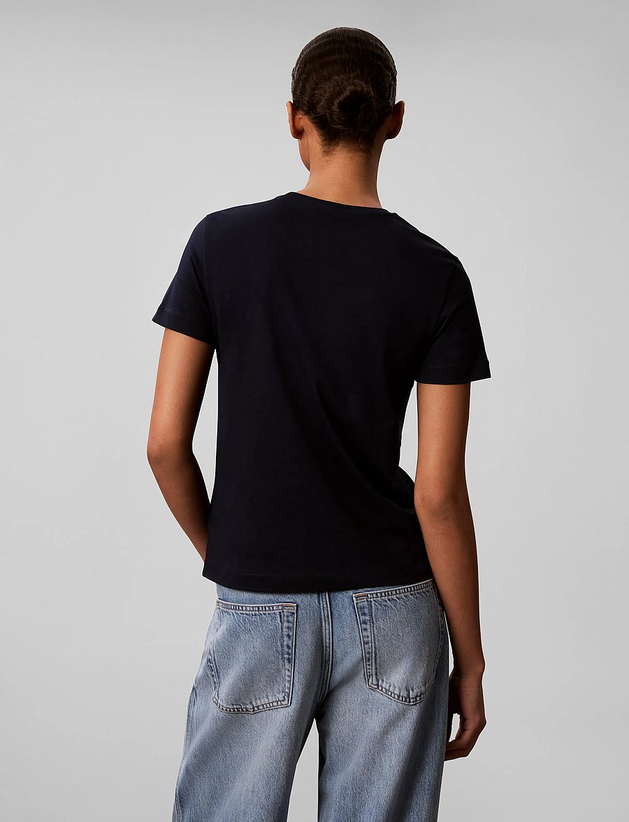 Calvin Klein Jeans - MONOLOGO CN 2 PACK TEE - t-shirts - bright white dark sapphire - 3
