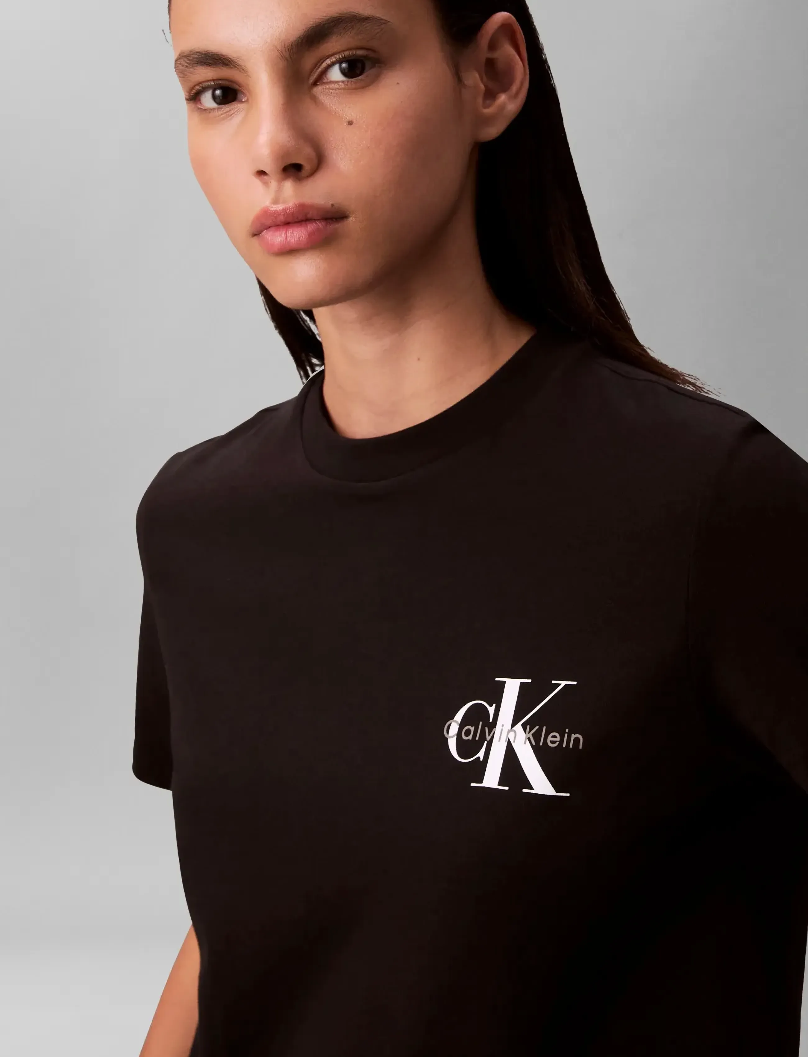 Calvin Klein Jeans - MONOLOGO CN 2 PACK TEE - t-särgid - black w  white - 2