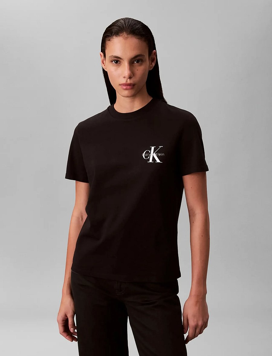 Calvin Klein Jeans - MONOLOGO CN 2 PACK TEE - t-särgid - black w white - 3